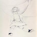 PUPPE 1 (Bleistift auf Papier, 50 x 40)