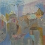 IMPRESSION (Öl auf Papier, 61 x 43)